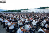بزرگترین ارکستر جهان با حضور ۱۲ هزار نوازنده در ونزوئلا